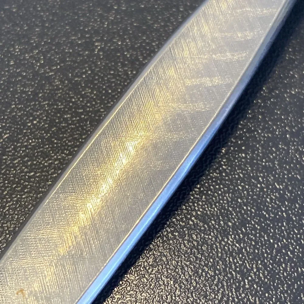 Vintage Rogers Cutlery Salad Fork Herringbone Textured Silverplate Flatware